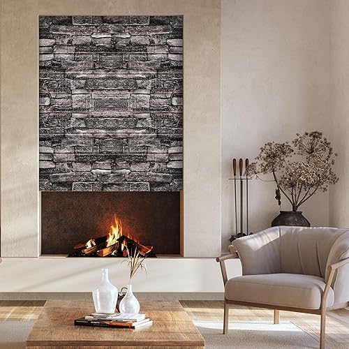 Miniatura 3 de WADILE 40 piezas de papel tapiz de ladrillo 3D paneles de pared de ladrillo 3D autoadhesivos espuma de polietileno impermeable para dormitorio sala