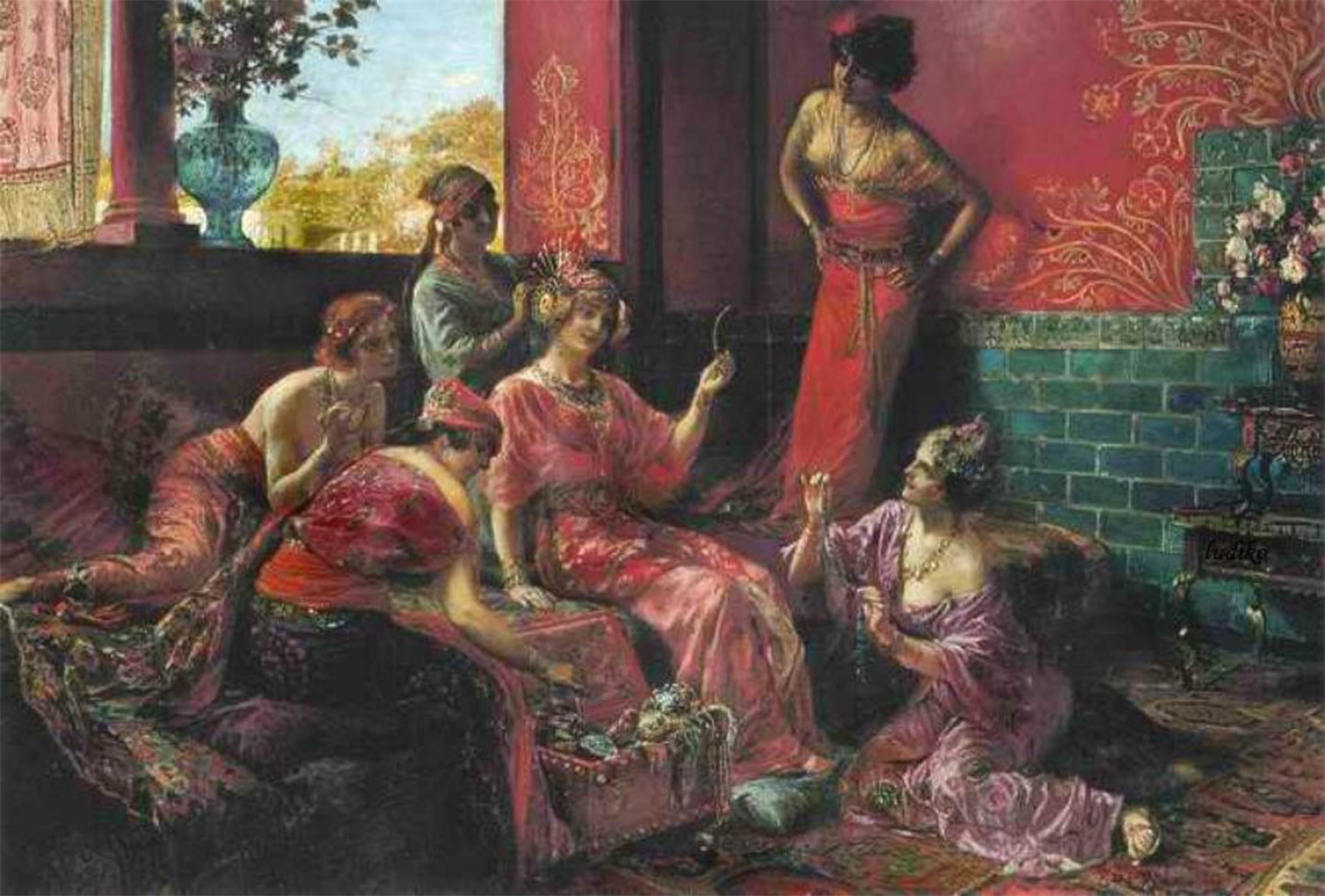 POSTERIIk Famous Animal Posters Vintage Picture the Toilette by Georges Antoine Rochegrosse Modern Wall Decor for Home Decor 60x90cm