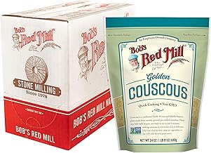 Bob's Red Mill Golden Couscous, 24oz (Pack of 4) - Non GMO, Vegan, Moroc...