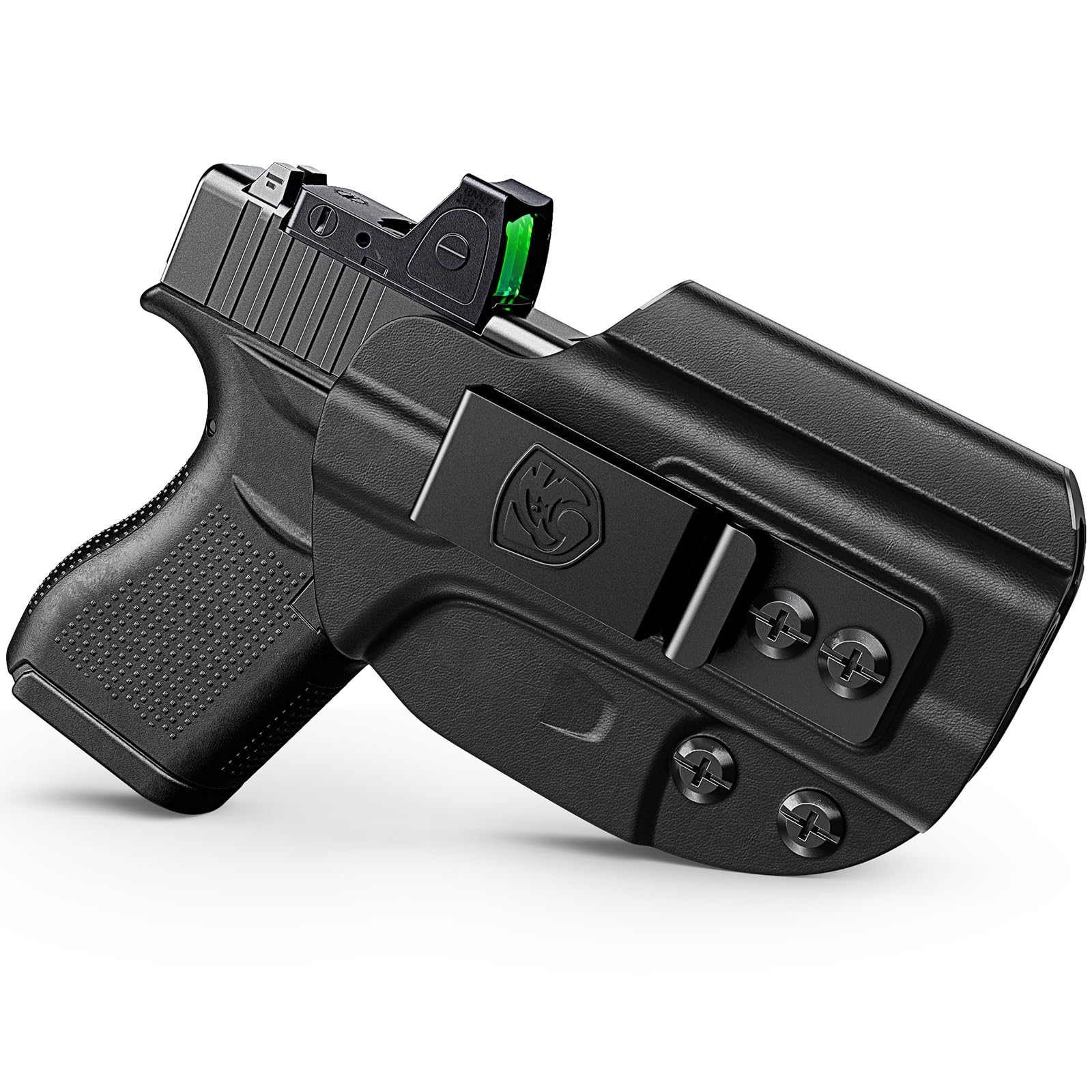 MUNALO IWB Holster Compatible with Glock 43, 43X, 43X MOS - Concealed Carry Holster with Concealment Claw Ideal for Appendix Inside Waistband