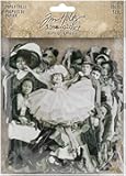 Tim Holtz TIMTH.93555 Paper Dolls by Idea-Ology, Card Stock, 107 Dye-Cut Printed Pieces (TH93555)