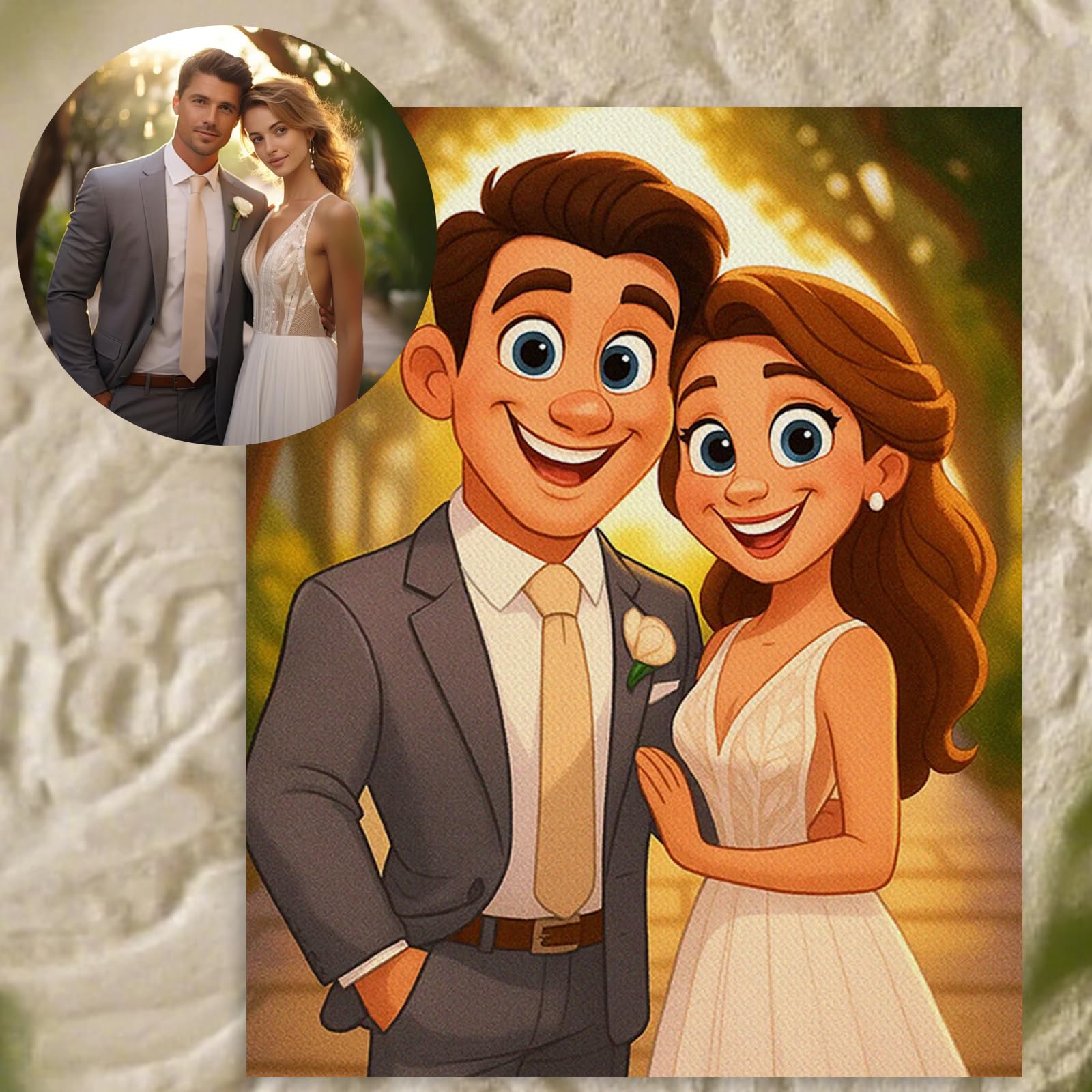 Amazon.com: Custom AI-Generated Canvas Wall Art,Personalized
