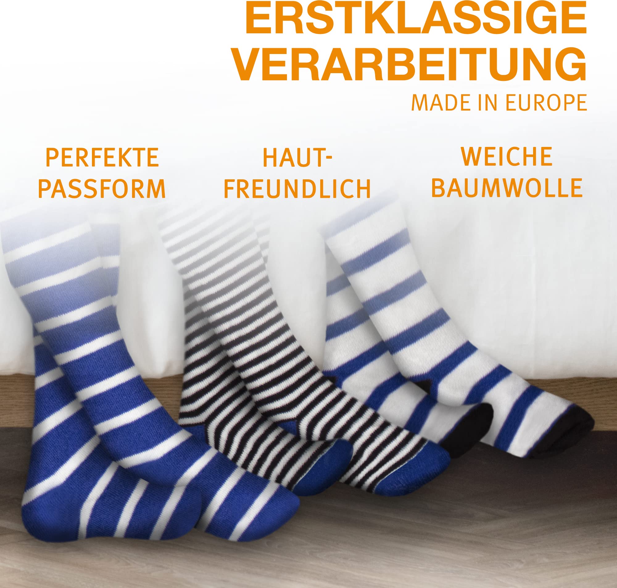 WELLYOU Calze collant per bambini maschi, calze collant per bambini/bambine, taglie 62-146, Made in EU (122-128, Blu-Marrone)