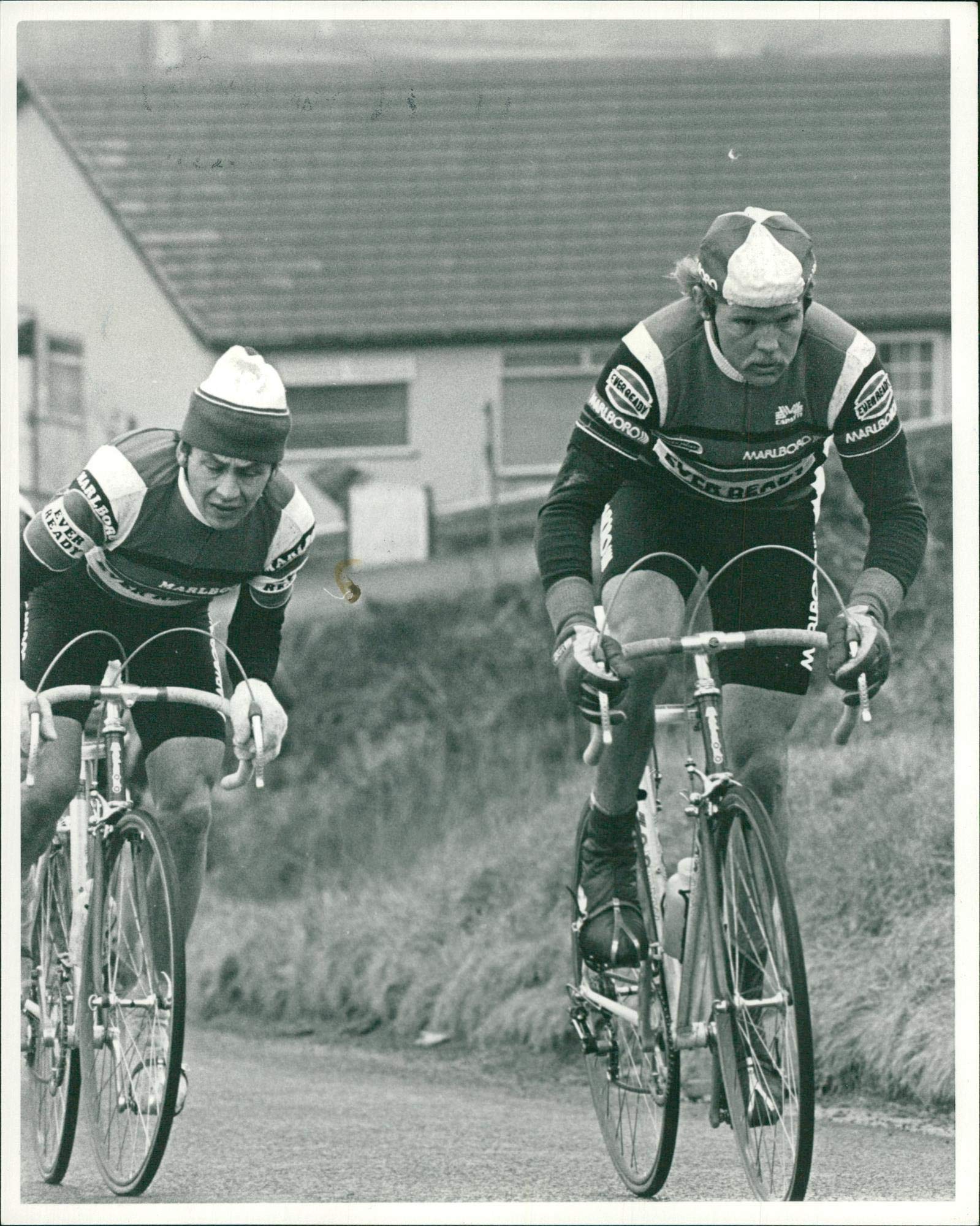 Vintage photo of sutton shance wtih glen michell.