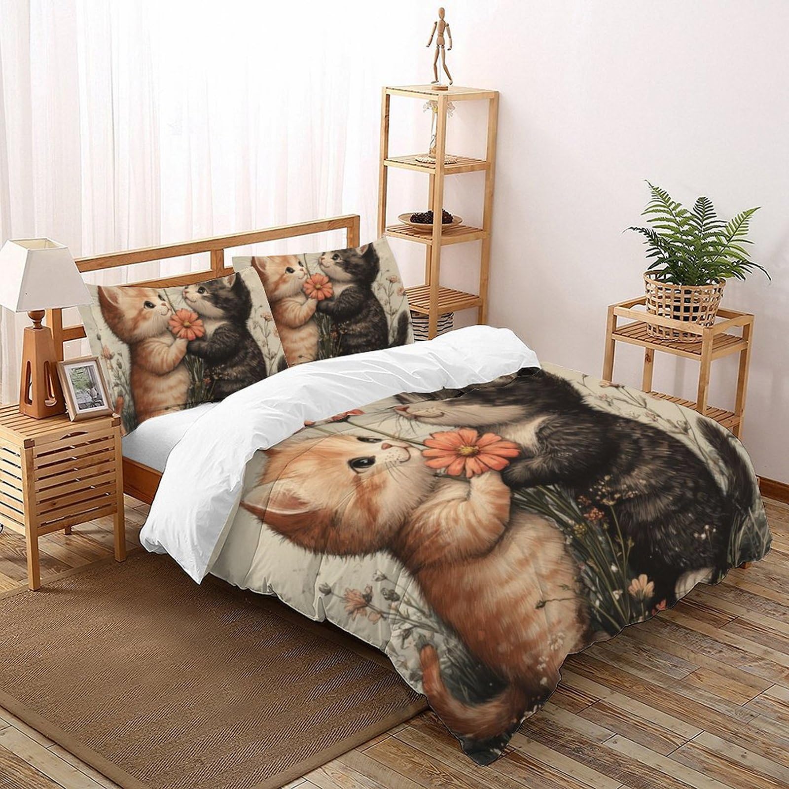 Housse de couette animaux 3D pour transformer la chambre d'un garçon passionné de nature sauvage