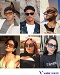 VANLINKER Thick Square Sunglasses for Men Women Retro Chunky Rectangle Shades UV400 Protection VL9731