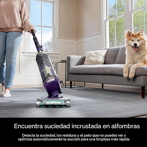 Miniatura 14 de Shark POWERDETECT AZ4002 - Aspiradora vertical con filtro HEPA, aspiradora resistente con potente succión para recoger el pelo de las mascotas,