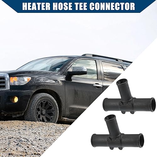 Miniatura 3 de No.87248-60460 - Camiseta de manguera de calentador para Toyota Land Cruiser 1992-2007, conector de manguera de calentador, duradero, 1 juego, color