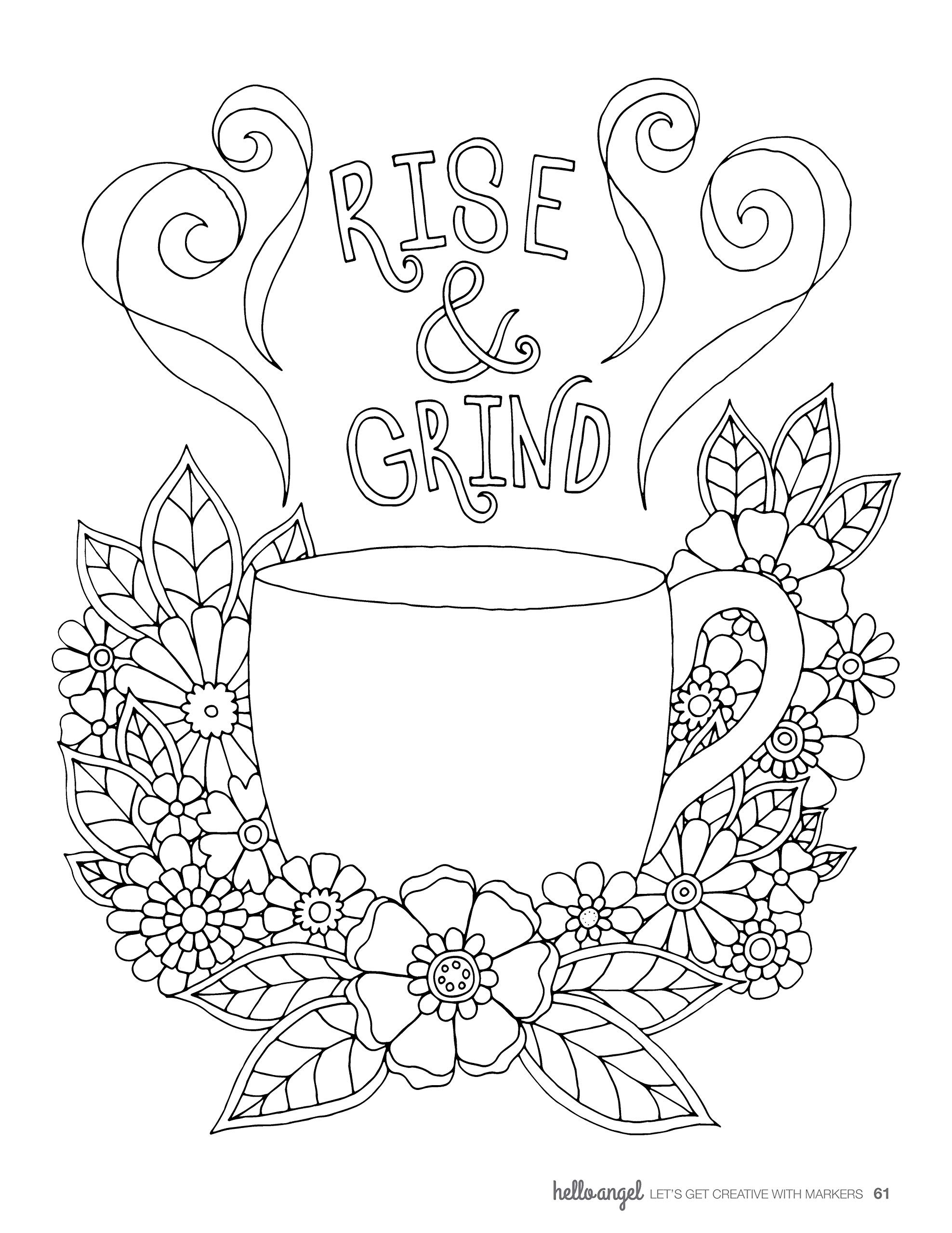 Let's Get Creative with Markers: A Creative Workbook for Coloring, Shading, Blending, and Beyond (Design Originals) Beginner's Guide with Step-by-Step Instructions, from Hello Angel (Instant Happy) - Image 8