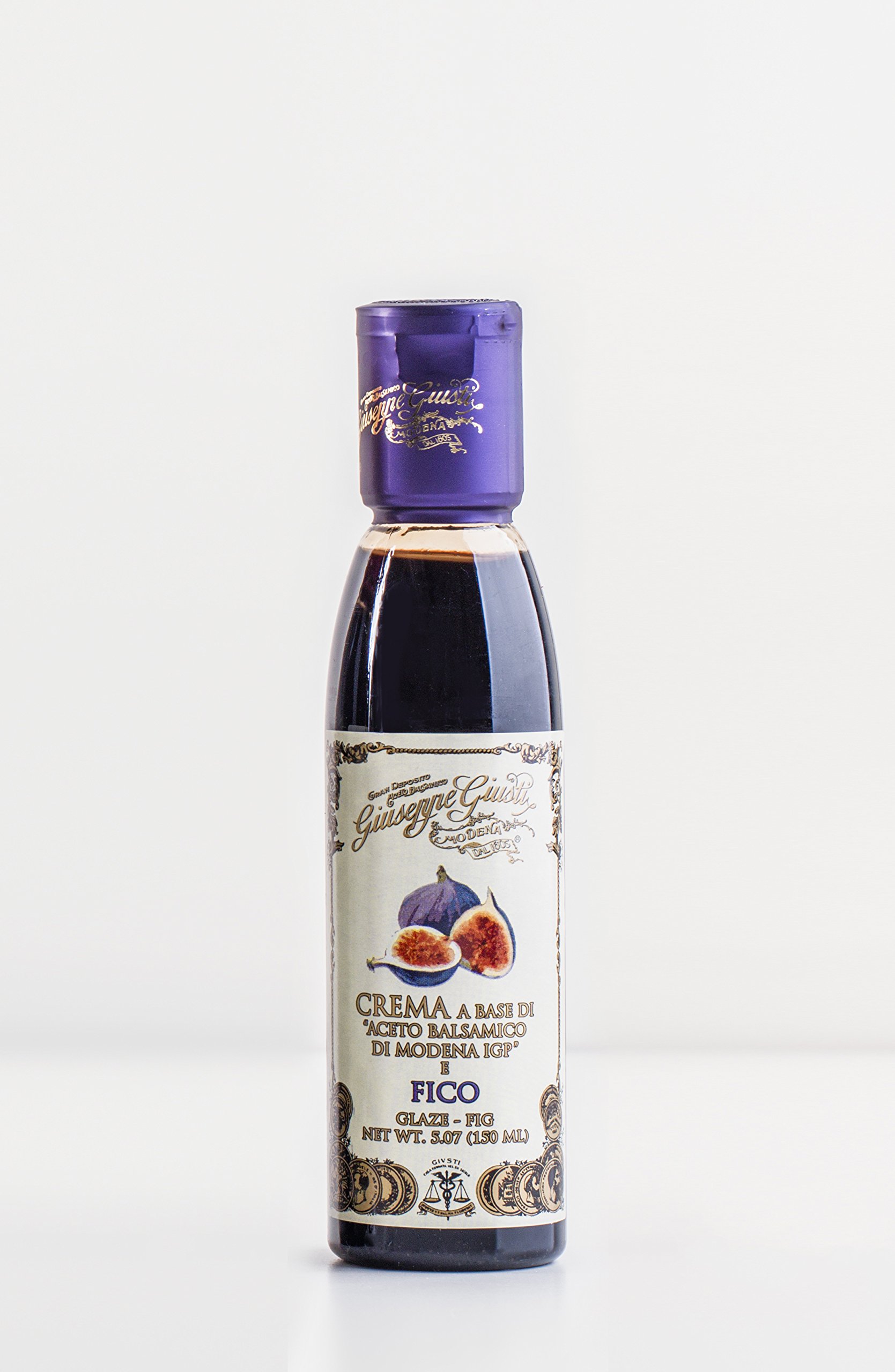Acetaia Giuseppe Giusti - Glaseados con vinagre balsámico de Modena IGP - FIg - 150 ml - Caja con 6 botellas