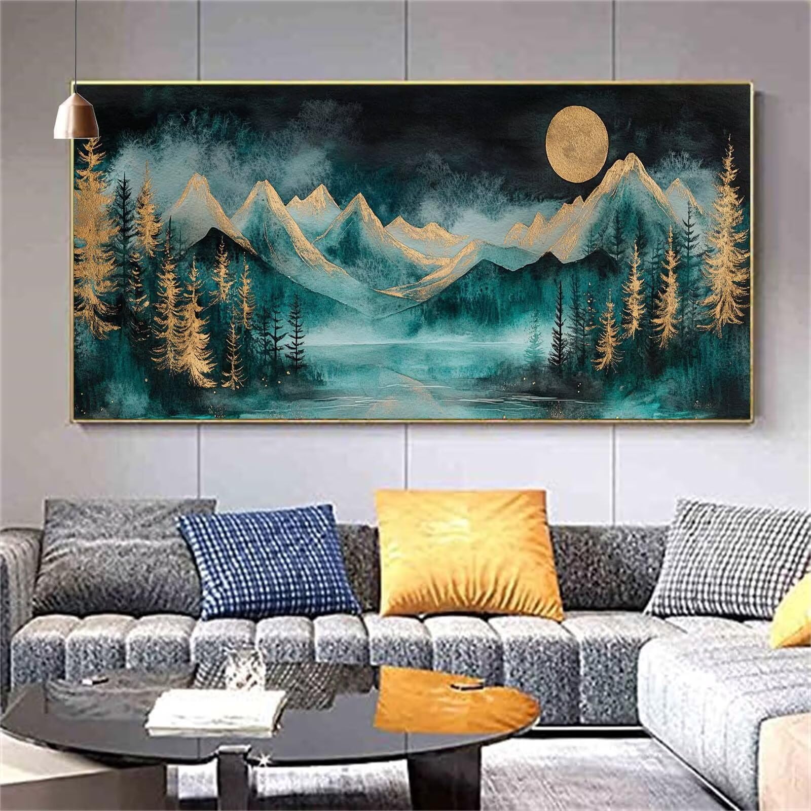 Diamond Painting Chine Diamond Painting Adulte Paysage Diamant Painting Enfant,DIY Peinture Diamant Broderie Kit Complet Diamant Art Tableau Perle Decoration Maison Idee Cadeau Femme 70x200cm Z927