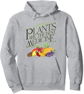 Whole Food Plant Based Diet Vegetarian Quote Keto Vegan Pullover Hoodie