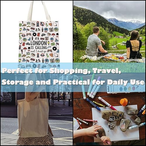 Miniatura 6 de Londres niñas regalo de fin de semana Londres Inglaterra Reino Unido viaje recuerdo regalo Londres accesorios bolsa Londres viaje neceser, Bolsa de