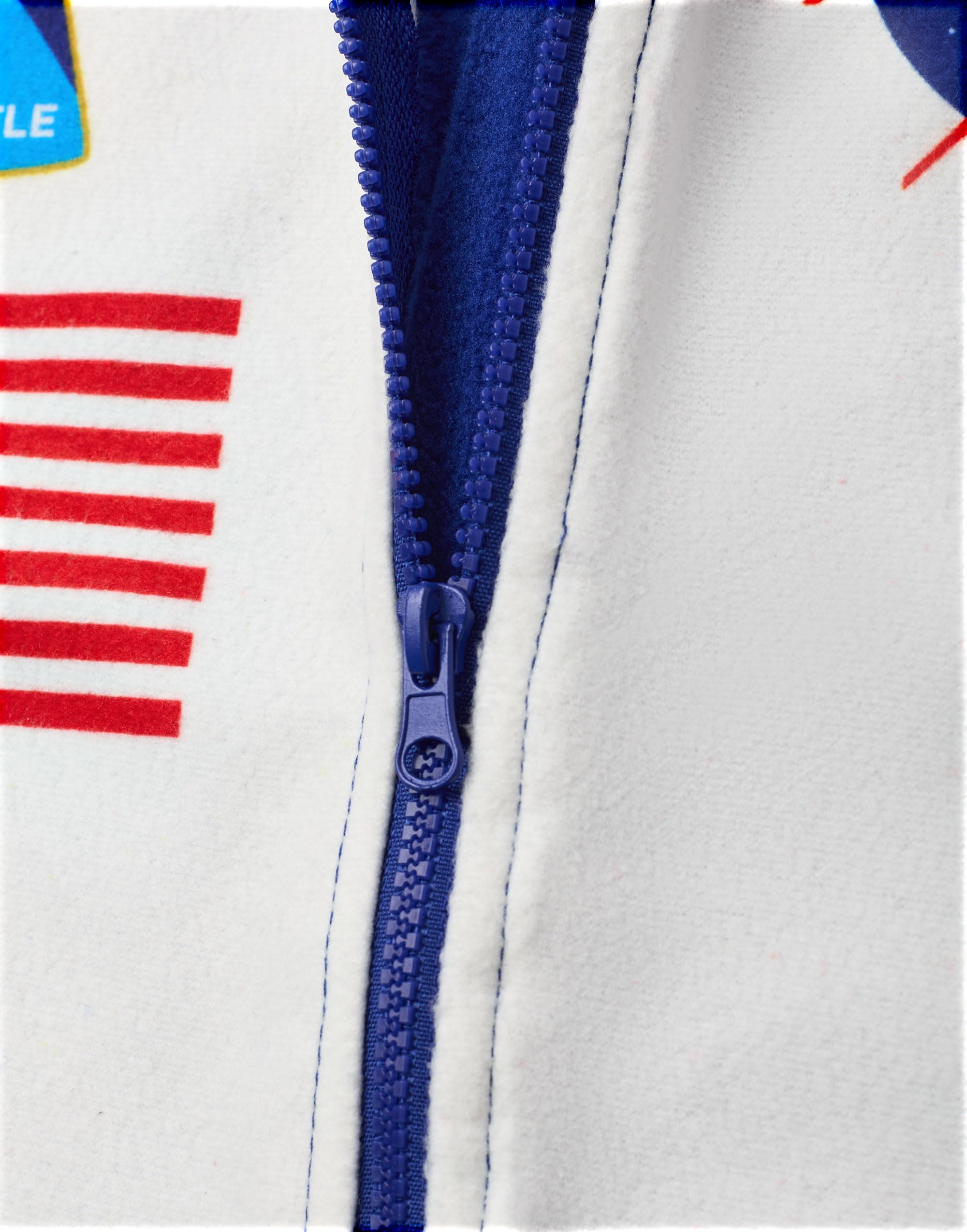 NASA Boys Onesie | Kids All in One Sleepsuit Pyjamas in Blue & White | Childrens Nightwear Zip Jumpsuit with American Space Logo | NASA Astronomy Bodysuit Loungewear Merchandise Gift