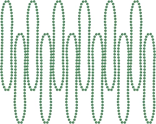 Cuentas de fiesta Pequeño accesorio redondo verde para fiesta 1 unidad 12tarjeta