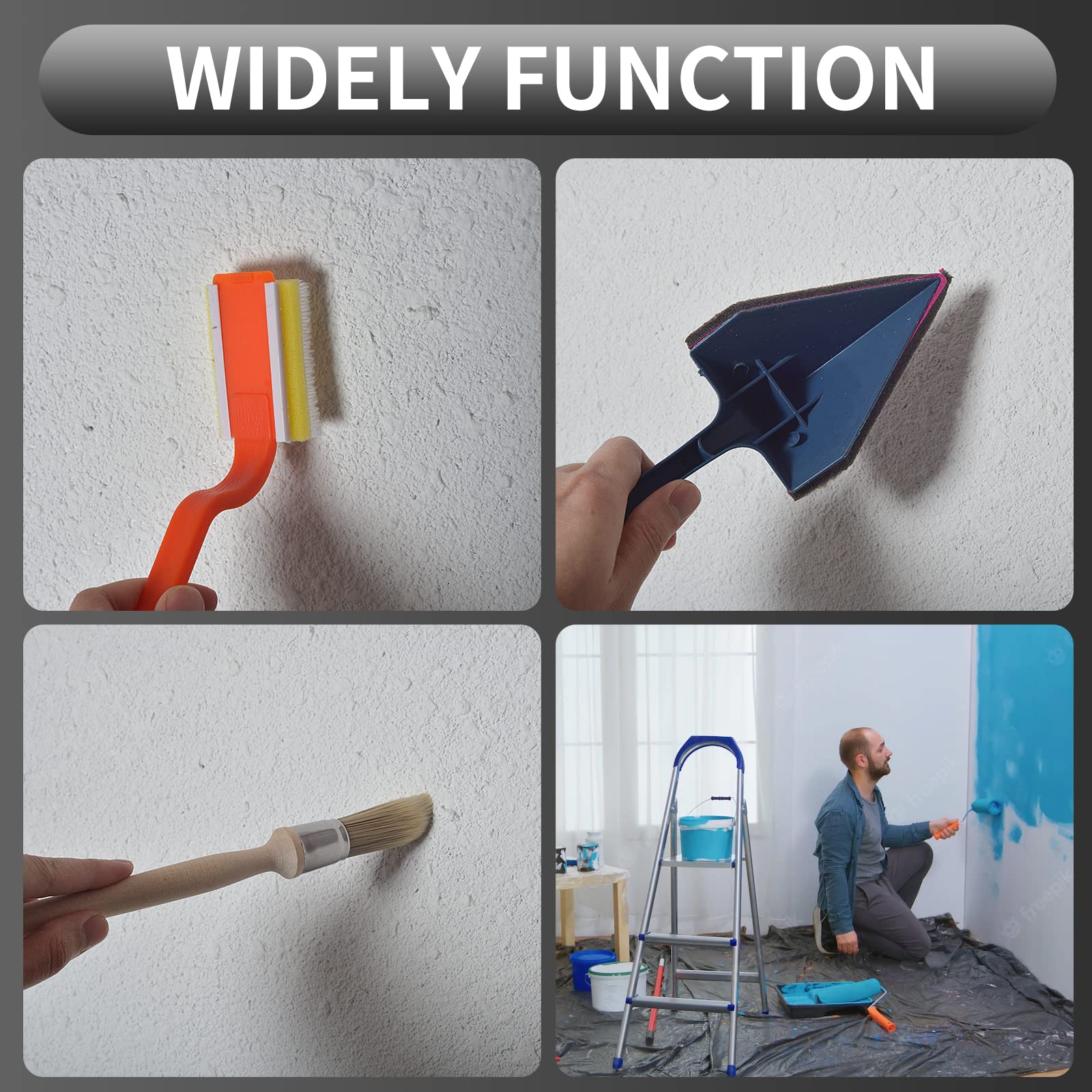 Bordeadora De Pintura Kit De Pinceles Para Bordes Piezas