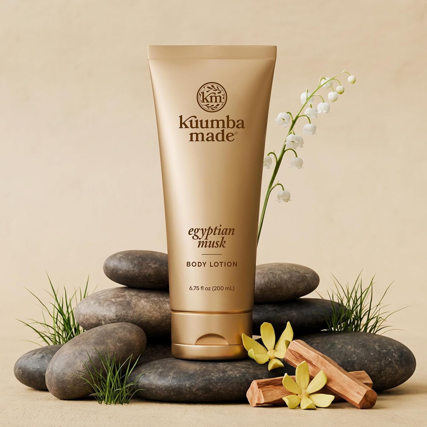 Kuumba Made Egyptian Musk Body Lotion, Hydrating Daily Moisturizer with Shea Butter & Botanical Oils, Vegan, 6.75 Oz - Image 4