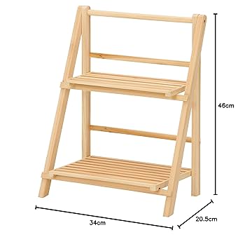 アンティーク　ベージュ木製2段棚 アンティーク ベージュ木製2段棚 アンティーク ベージュ木製2段棚