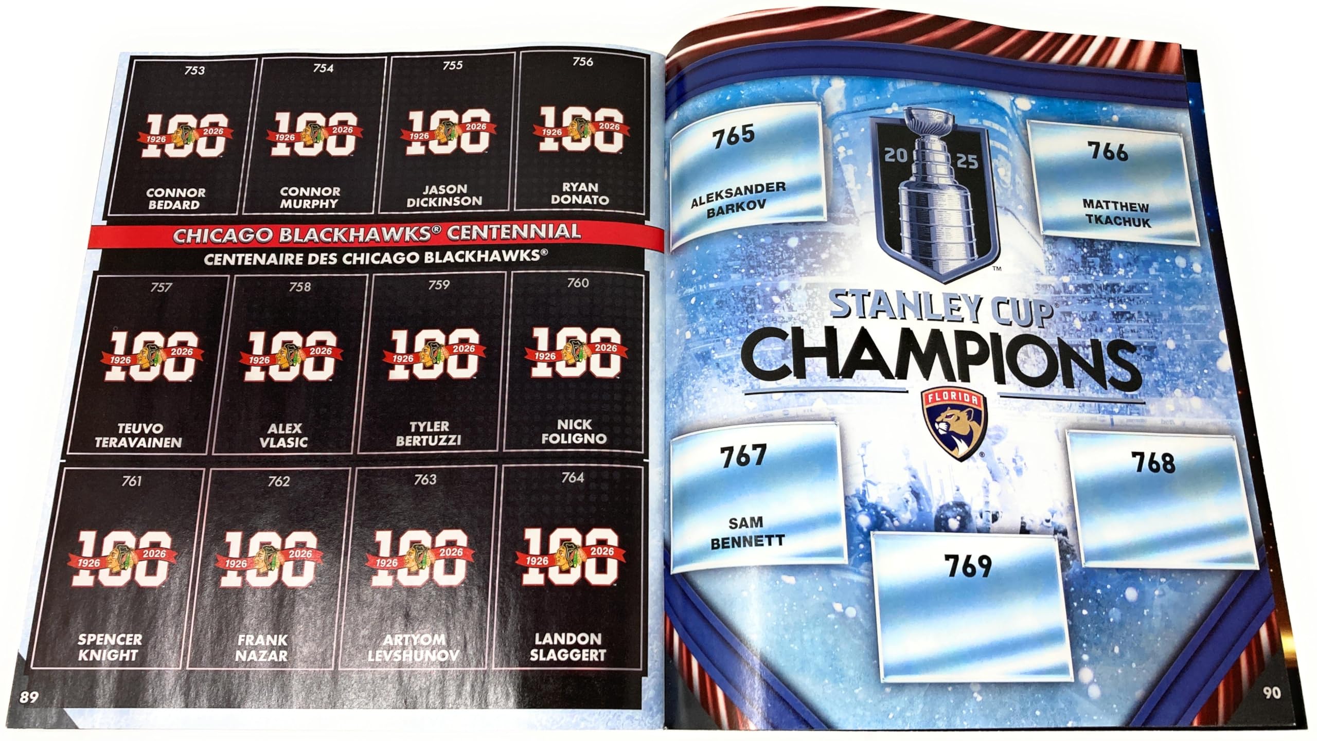 Topps 2025-26 NHL Hockey Sticker Collection Album — view 3