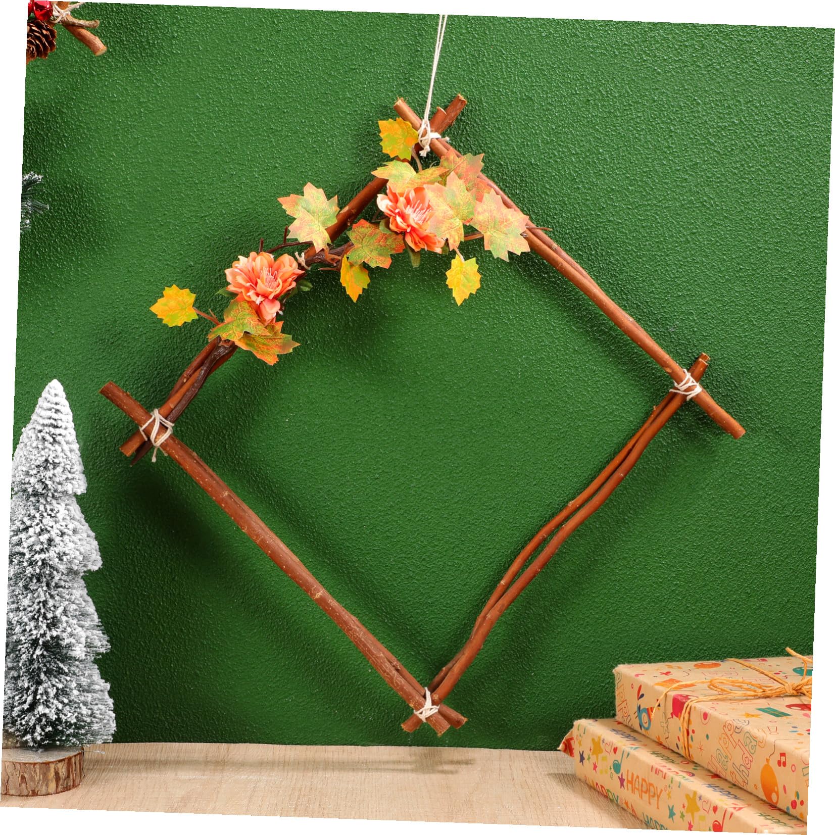 50 Pièces Bâtonnets en Bois Synthétique Marron Ronds pour Loisirs Créatifs, Faciles à Tenir et Résistants, pour Projets DIY Artistiques et Jardinage