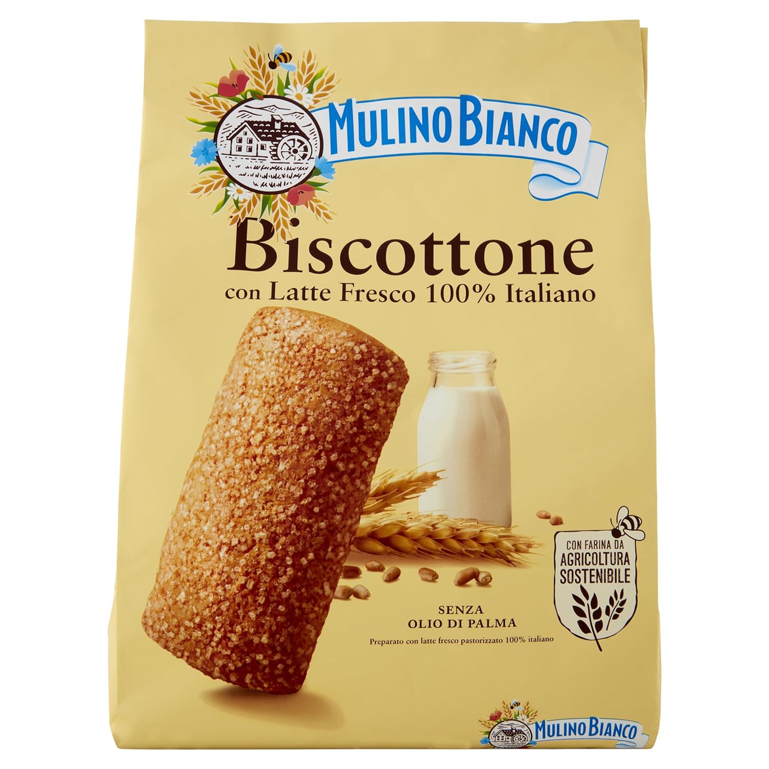 Mulino Bianco: "Biscottone" Shortbread cookies with crumbly pastry - 24.69 Oz (700g) [ Italian Import ]
