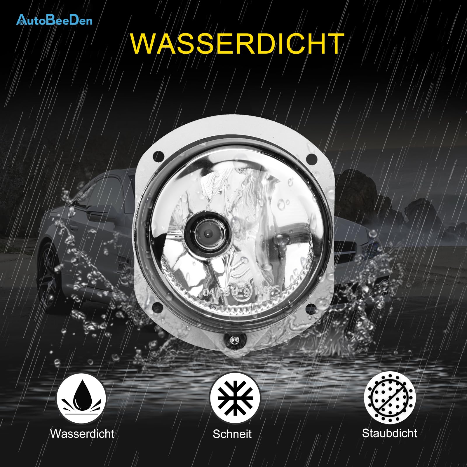 Nebelscheinwerfer für Mercedes Benz MB W164 W251 V251 R230 C209 C216 A209 S204 W204 W211, (C CLK E M R S SL Klasse), 2002-2014, nur für AMG Paket Stoßstange (Klar)