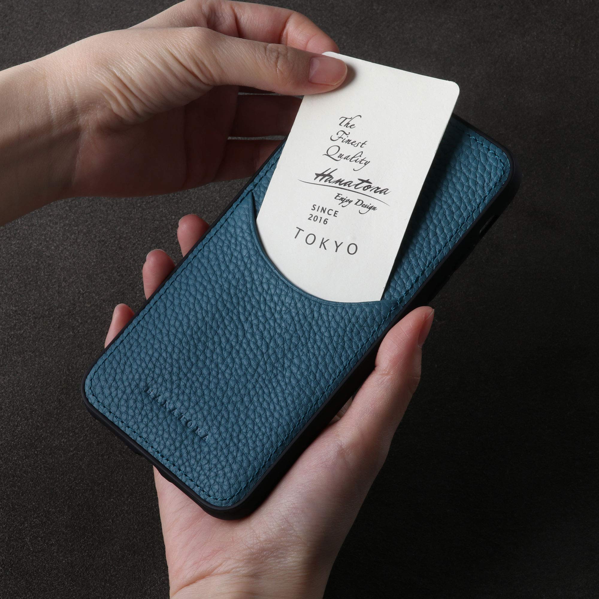 【色:シアン_サイズ:iPhone11Pro】HANATORA iPhone11 Amazon.co.jp: HANATORA iPhone11Pro ケース 本革 耐衝撃