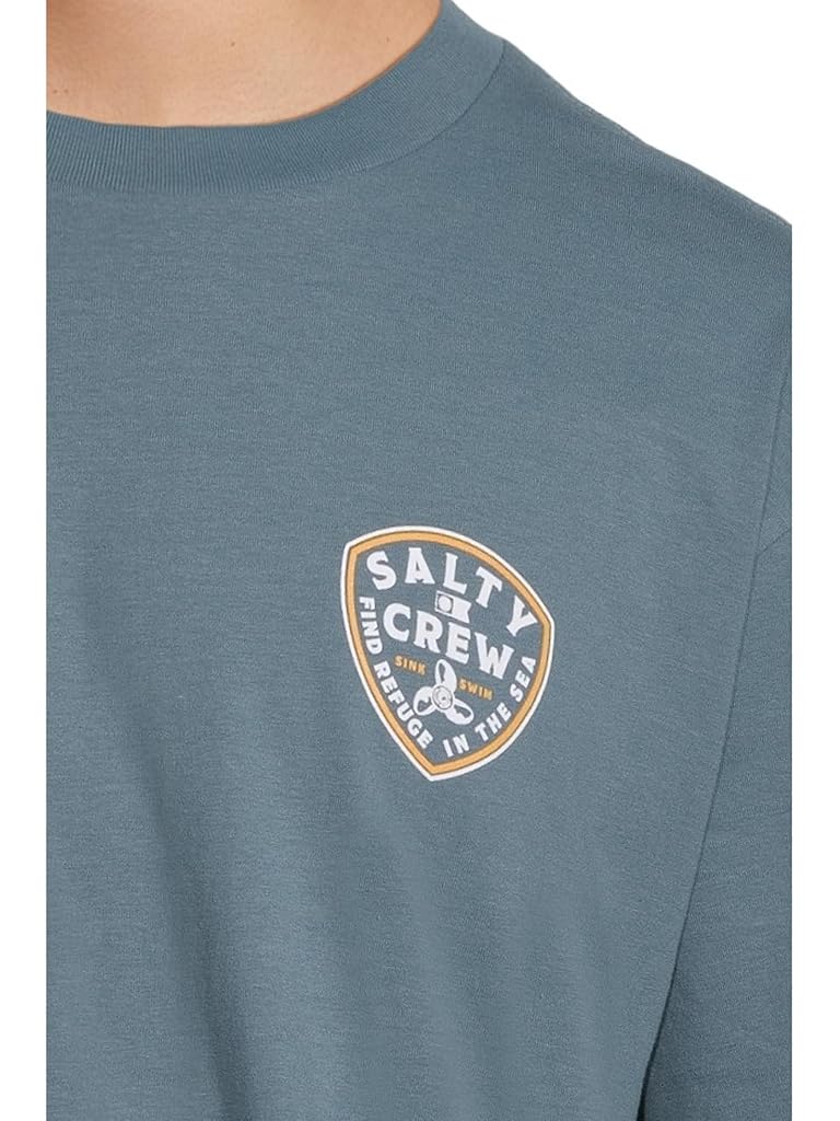 Metallic Salty Crew Rotor Classic Short Sleeve Tee