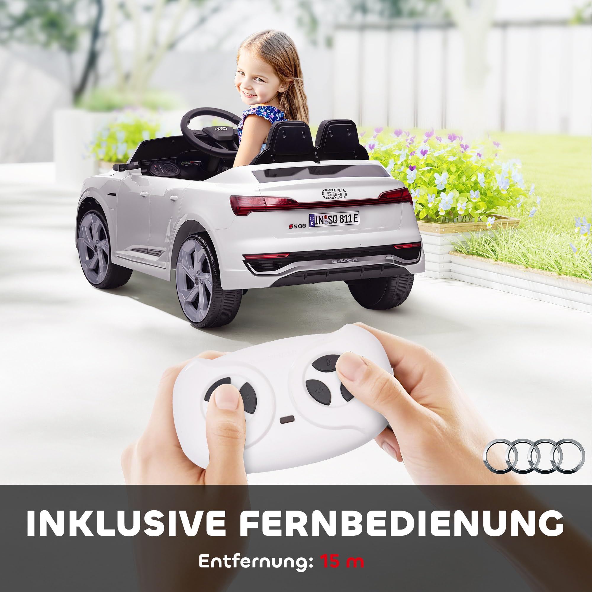 Elektroauto dla dzieci 12V, zdalne sterowanie 2,4G, MP3