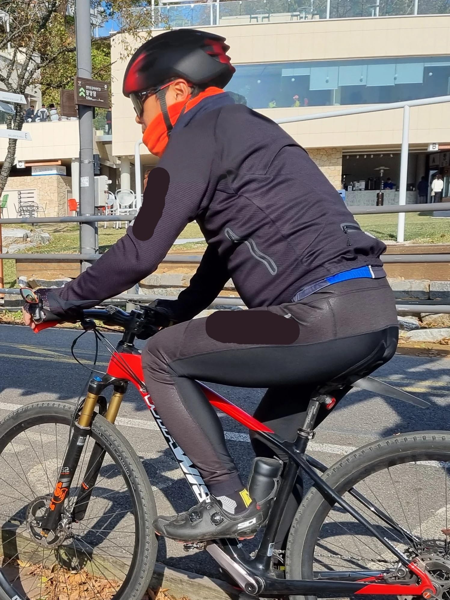 Mallas con Tirantes de Ciclismo for Hombre, Impermeables, a Prueba Viento, Almohadilla Gel térmico, Pantalones, cálidos for Bicicleta para Ciclismo Al Aire Libre
