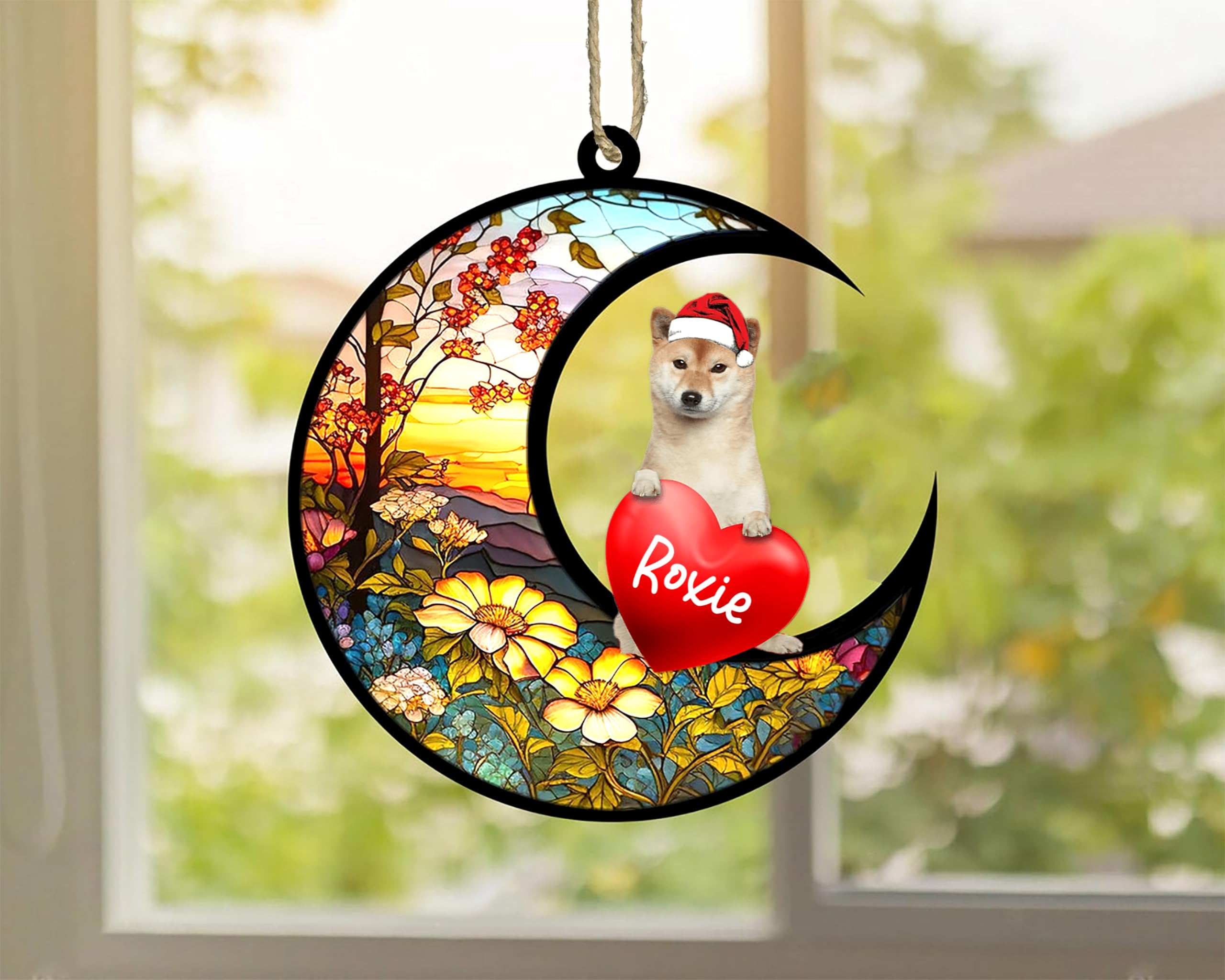 Amazon｜NAZENTI パーソナライズ 柴犬 1 クリスマスオーナメント サン