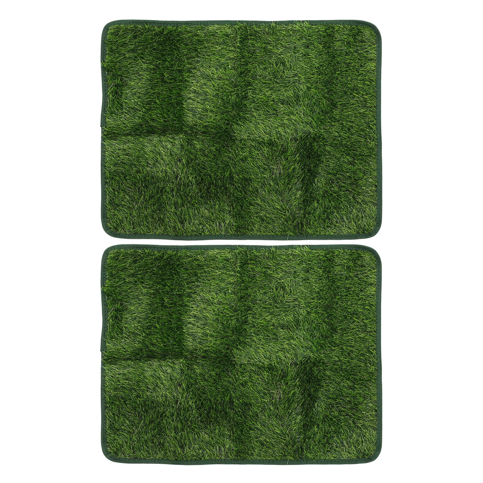 Tapis en gazon artificiel lavable contre les fuites de chiens M