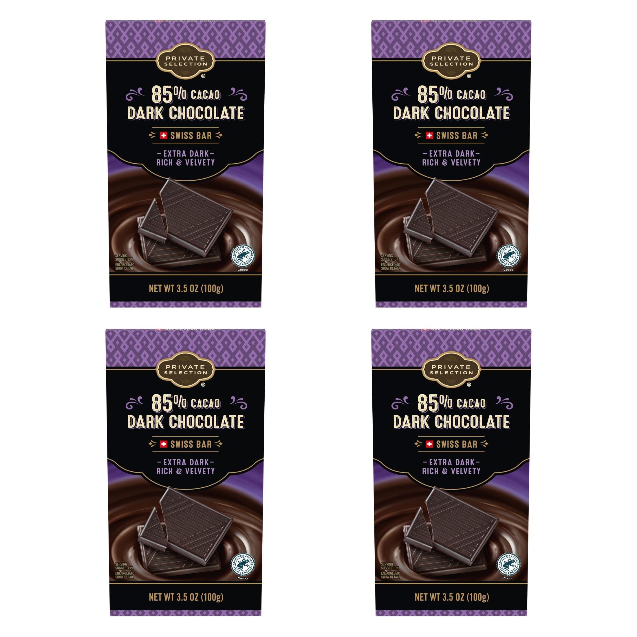 Amazon.com : Private Selection 85% Cacao Dark Chocolate Swiss