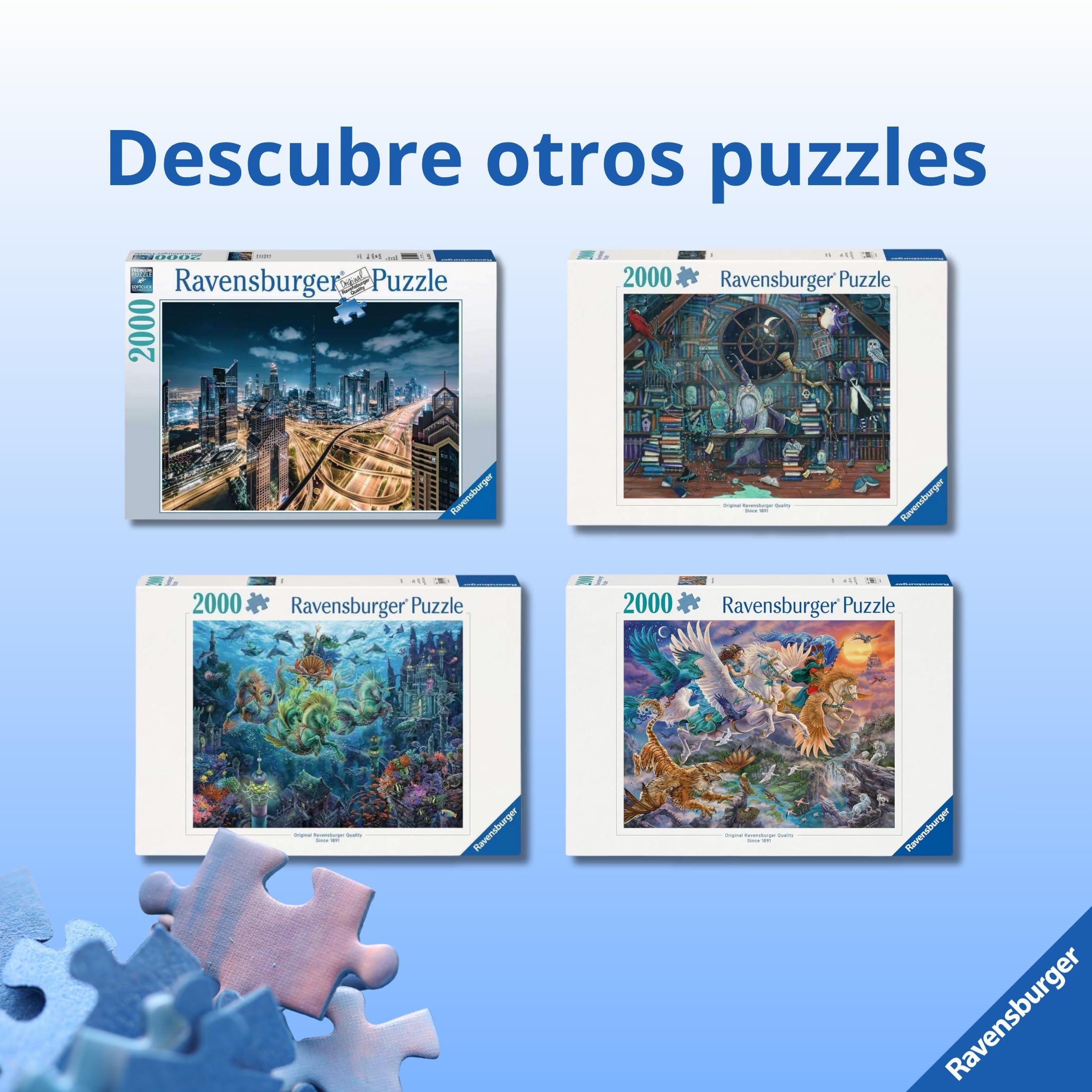 Ravensburger - Puzzle 2000 Piezas Around The World | Puzzle Adultos | Rompecabezas Adultos | para Toda La Familia | 98x75 Cm | Regalo Adulto