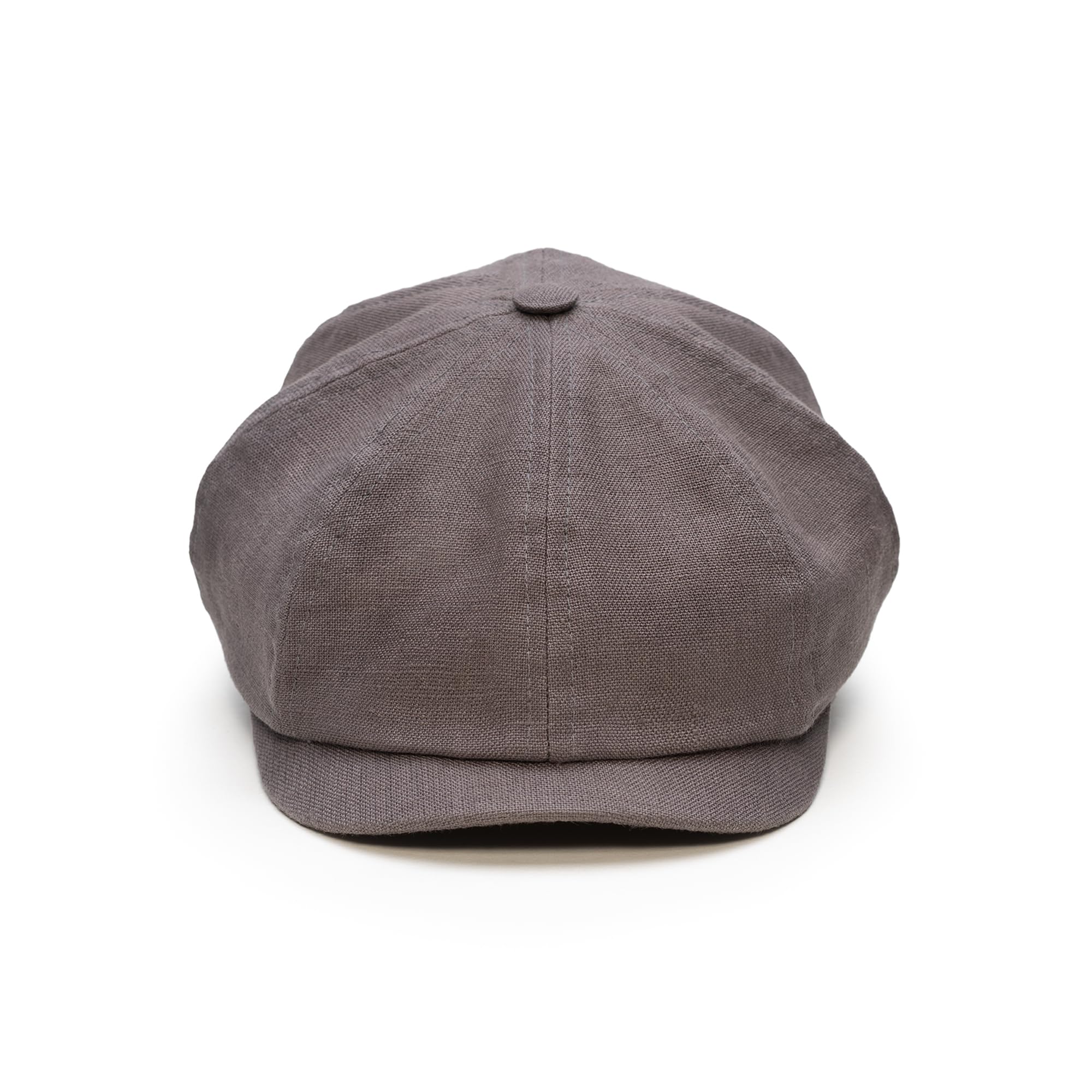 Sterkowski Modell Rowdy | 100% Leinen Schiebermütze für Herren und Frauen | Gatsby Sonnen Sommer Vintage Flatcap Elegante Retro Peaky Stylische Outdoor Modische Damen Kappe Baker Boy Mittelgrau 57
