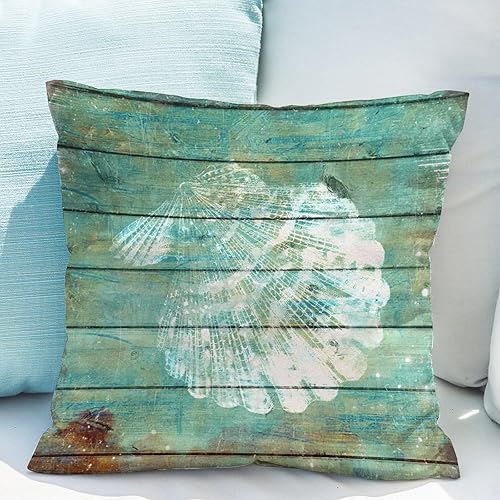 Miniatura 5 de Fundas de almohada náuticas con temática náutica de mar, océano, funda de cojín para sofá, playa tropical, fundas de almohada náuticas, fundas de