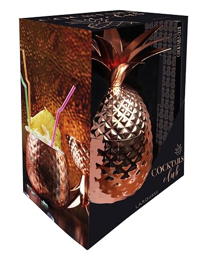 Coffret Cocktails club: Contient : 1 livre de recettes, 1 verre ananas cuivré de 850 ml