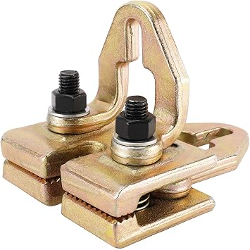 YaeMarine Heavy Duty 5 Ton Right-Angle Two-Way Auto Body Pull Clamp for Car Body Repair Tool Kit