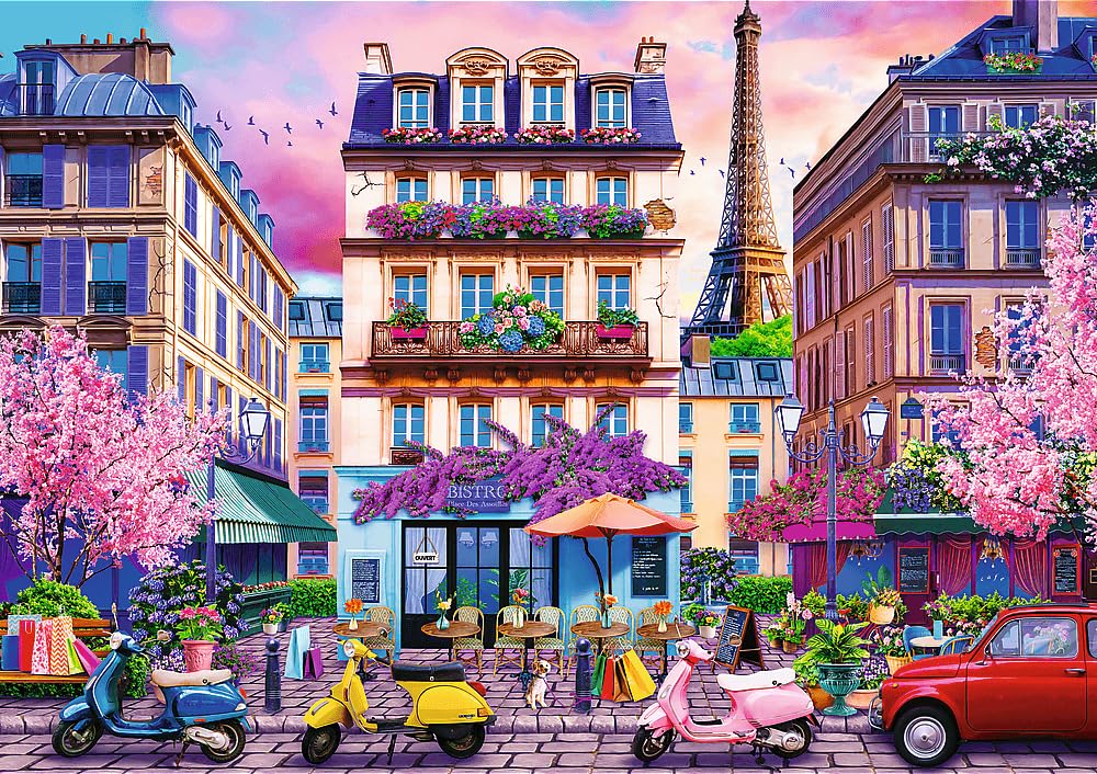 Trefl Spring in Paris 4000 Piece Jigsaw Puzzle for Travel Lovers, European Capital, France, DIY, Creative Entertainment, for Adults and Children from 15 Years