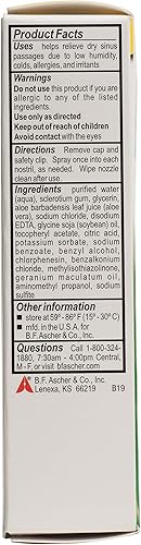 Miniatura 3 de Ayr Gel nasal salino Sin goteo Aerosol para senos nasales con aloe vera relajante Botella de aerosol de 075 oz 052848 1 1