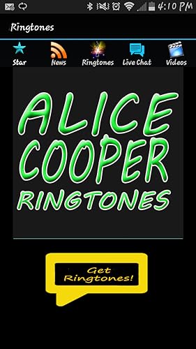 Alice Cooper Ringtones Fan App