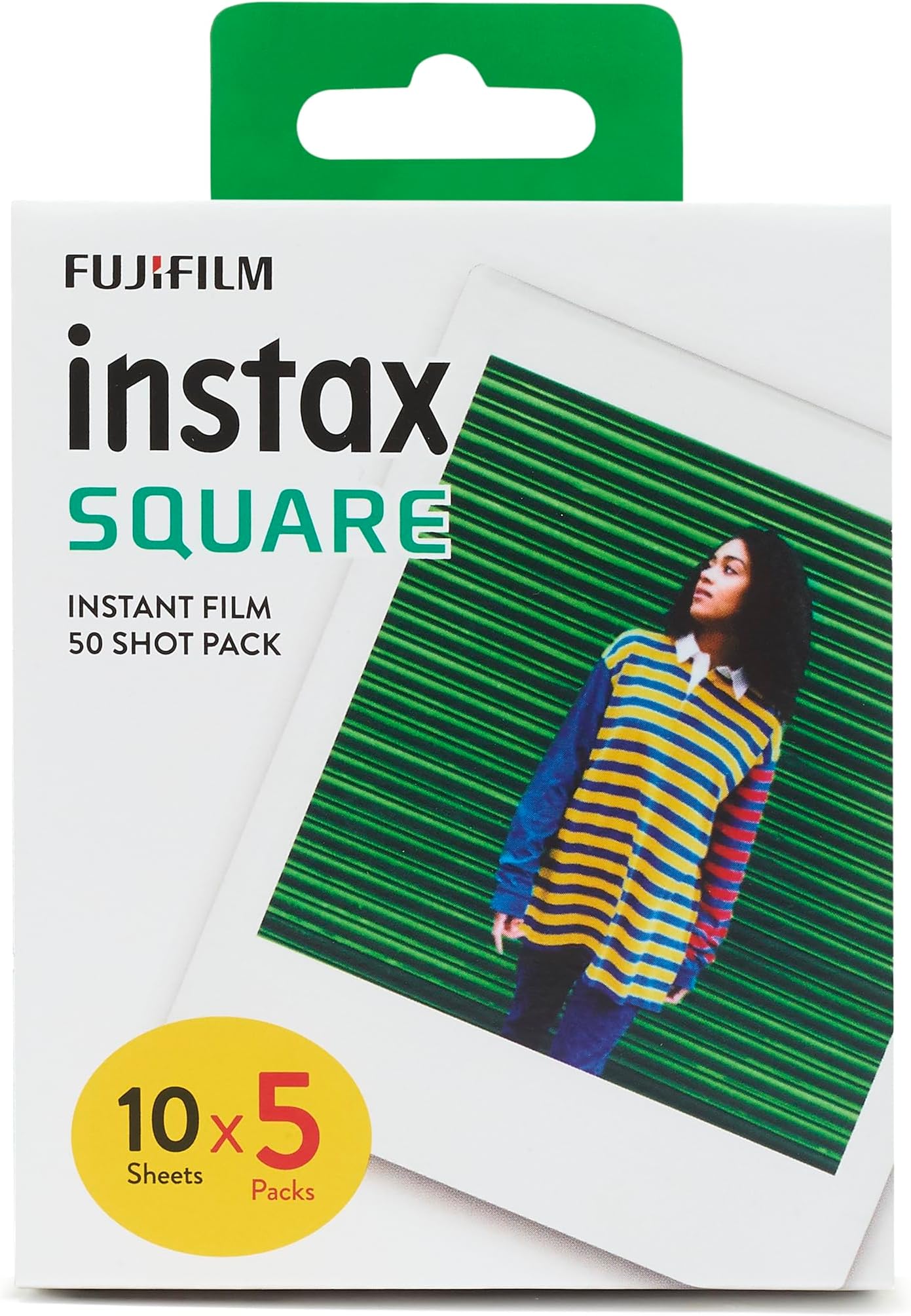 instax SQUARE instant Film 50 shot pack, white Border, suitable for all instax SQUARE cameras and printers