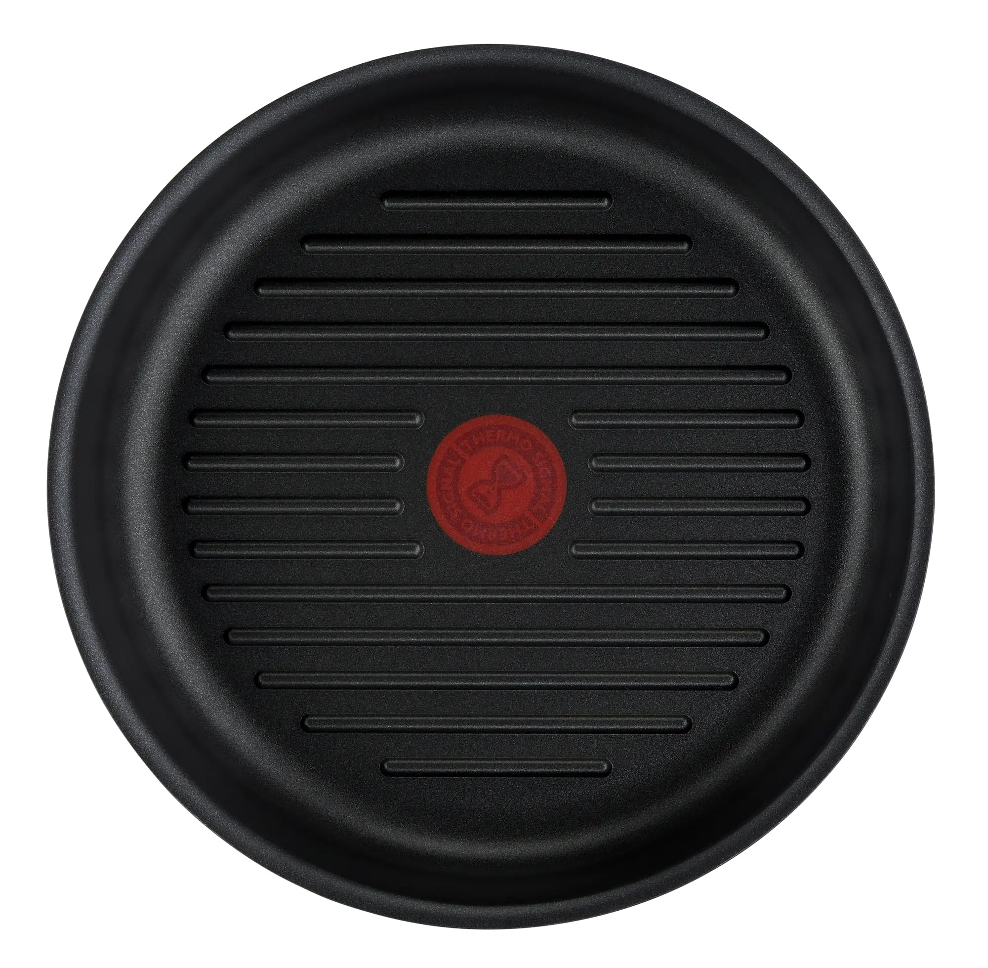 Tefal Ingenio - Sartén grill 26 cm, inducción, revestimiento antiadherente, aluminio fundido apilable, apto para lavavajillas, Eco Resist L8584004, Negro, antiadherente