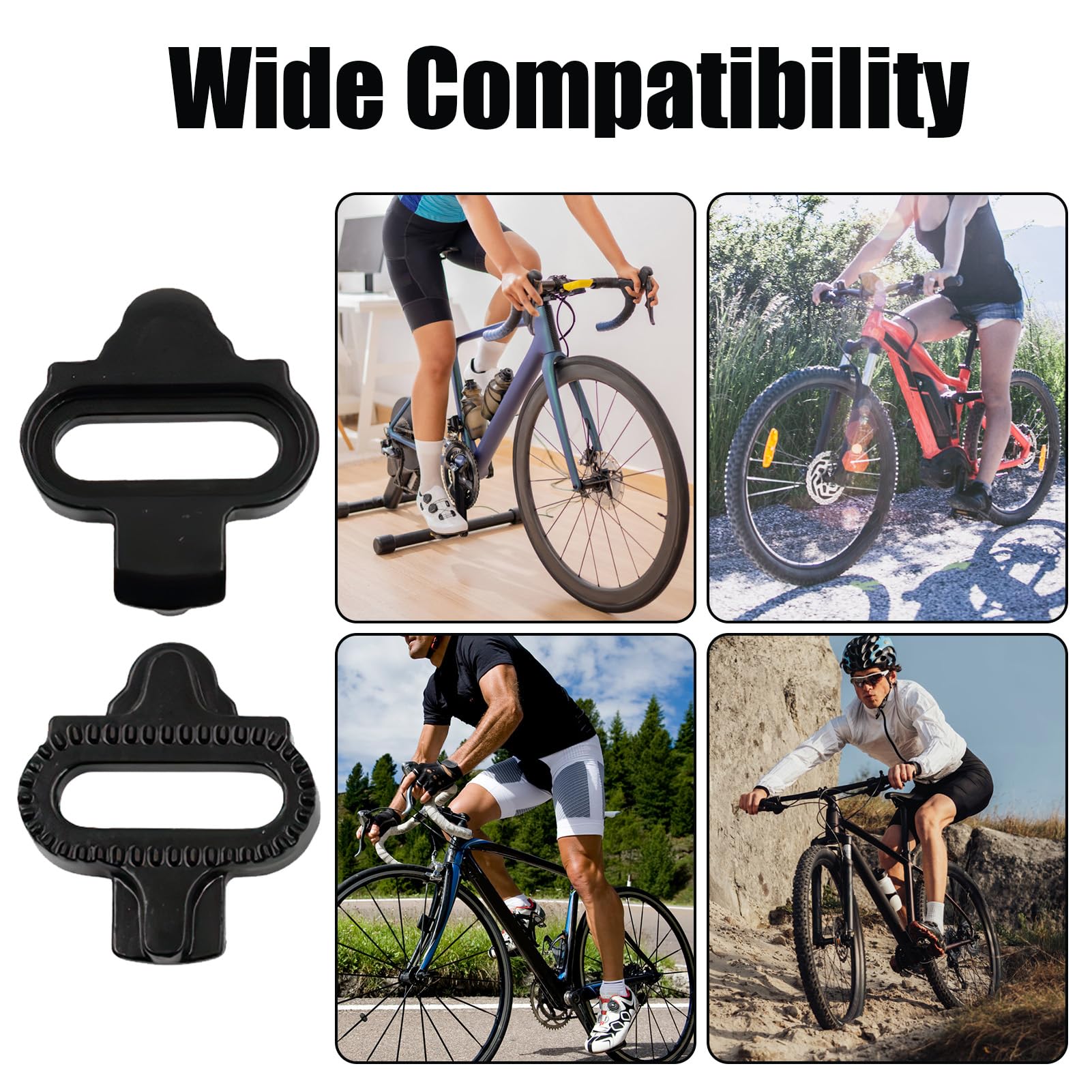 Needlid Cale De Pédale SPD Pour Vélo De Route – Compatible Shimano SPD-SL – Antidérapante Et Anti-boue