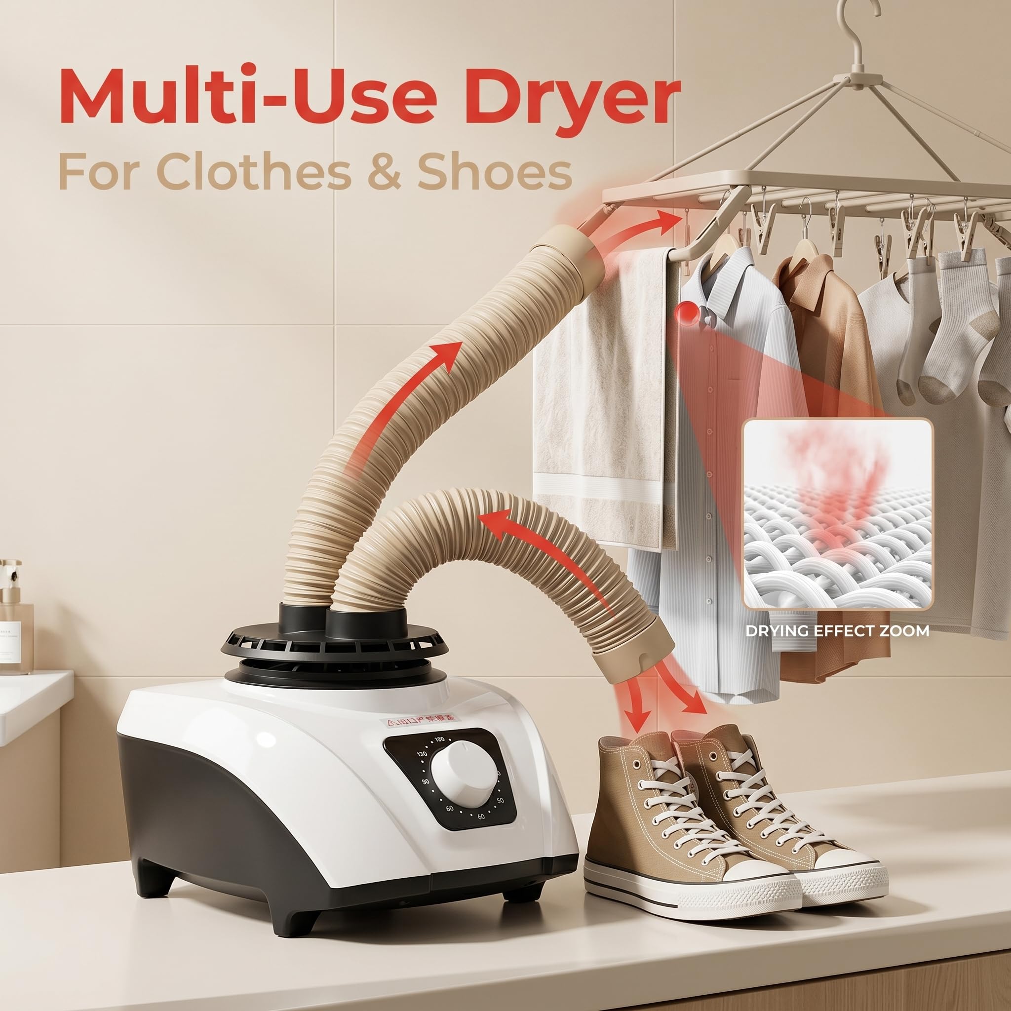 Amazon.com: Portable Clothes Dryer, 1200W Mini Portable Electric