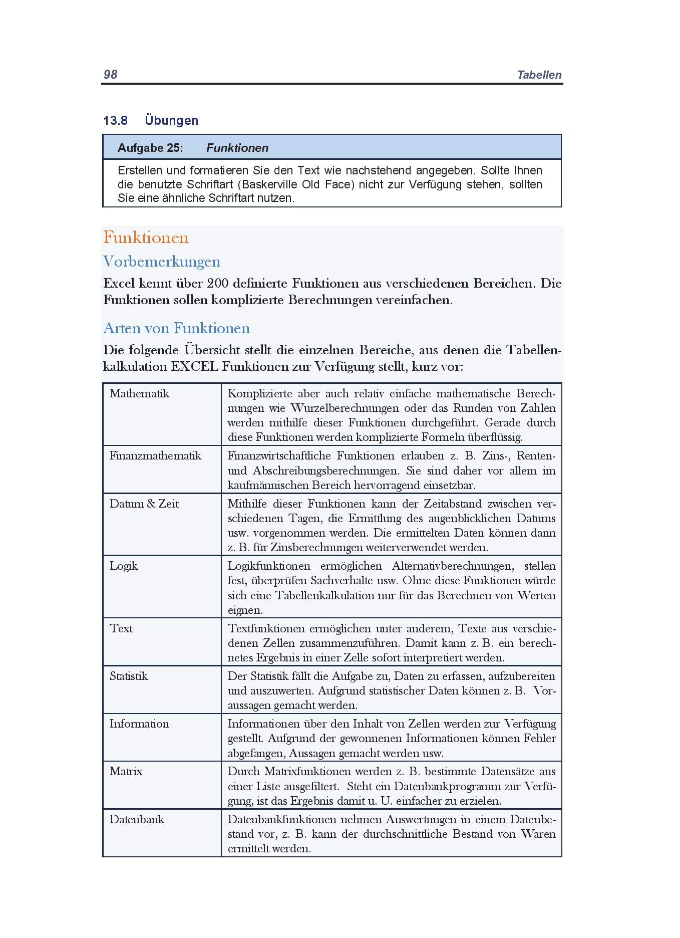 Arbeiten mit Word 2016: Schülerband