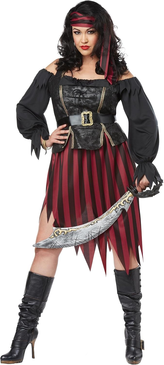 California Costumes Women's Size Queen of The High Seas Plus Costume