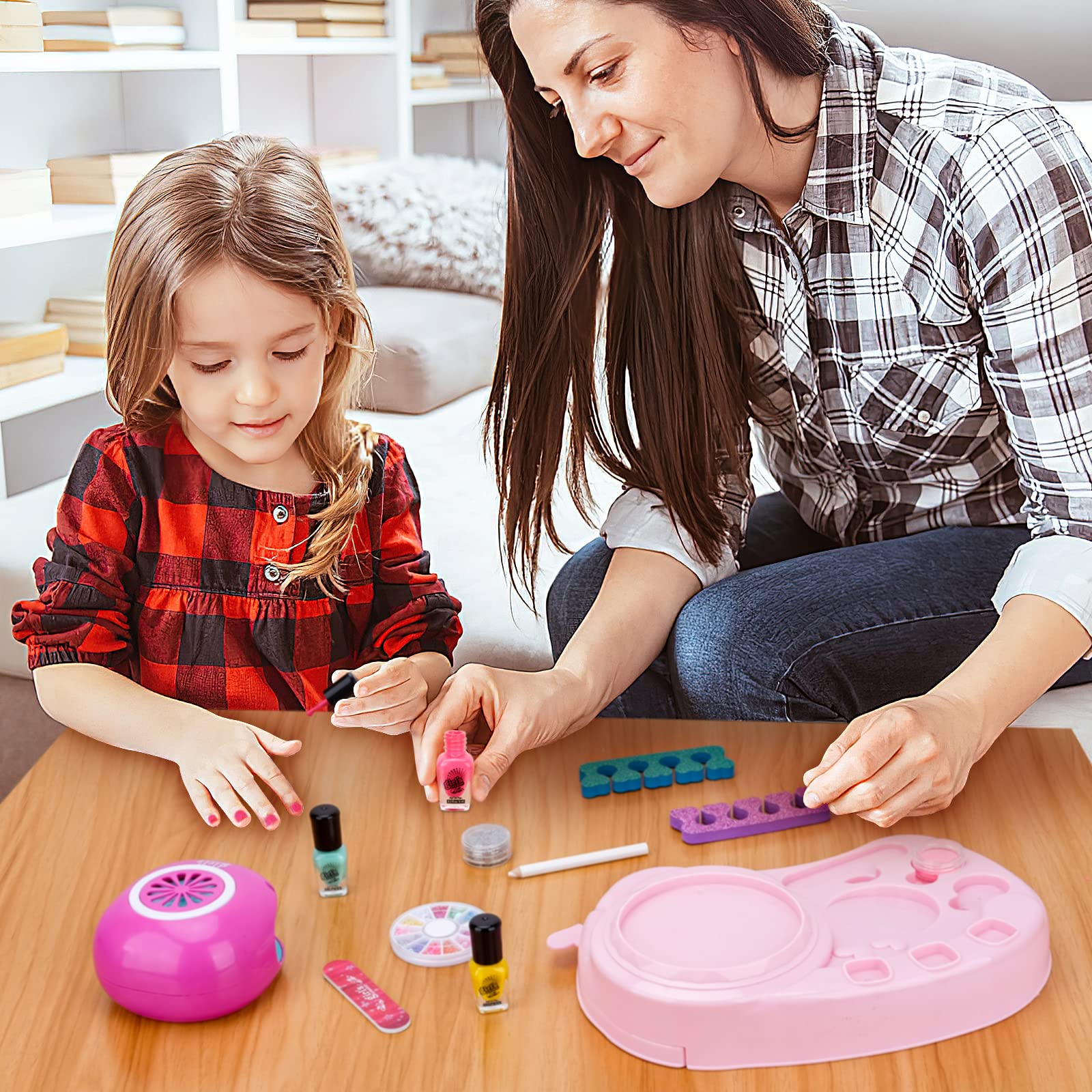 Mädchen Geschenke 8 9 10 Jahre, Nagelstudio Kinder für Teenager Mädchen 6 7 8 9 10 11 12 Geburtstags Geschenke Kinder Nagellack Spiele für Mädchen ab 6-8-10-12 Kreatives Spielzeug für Mädchen