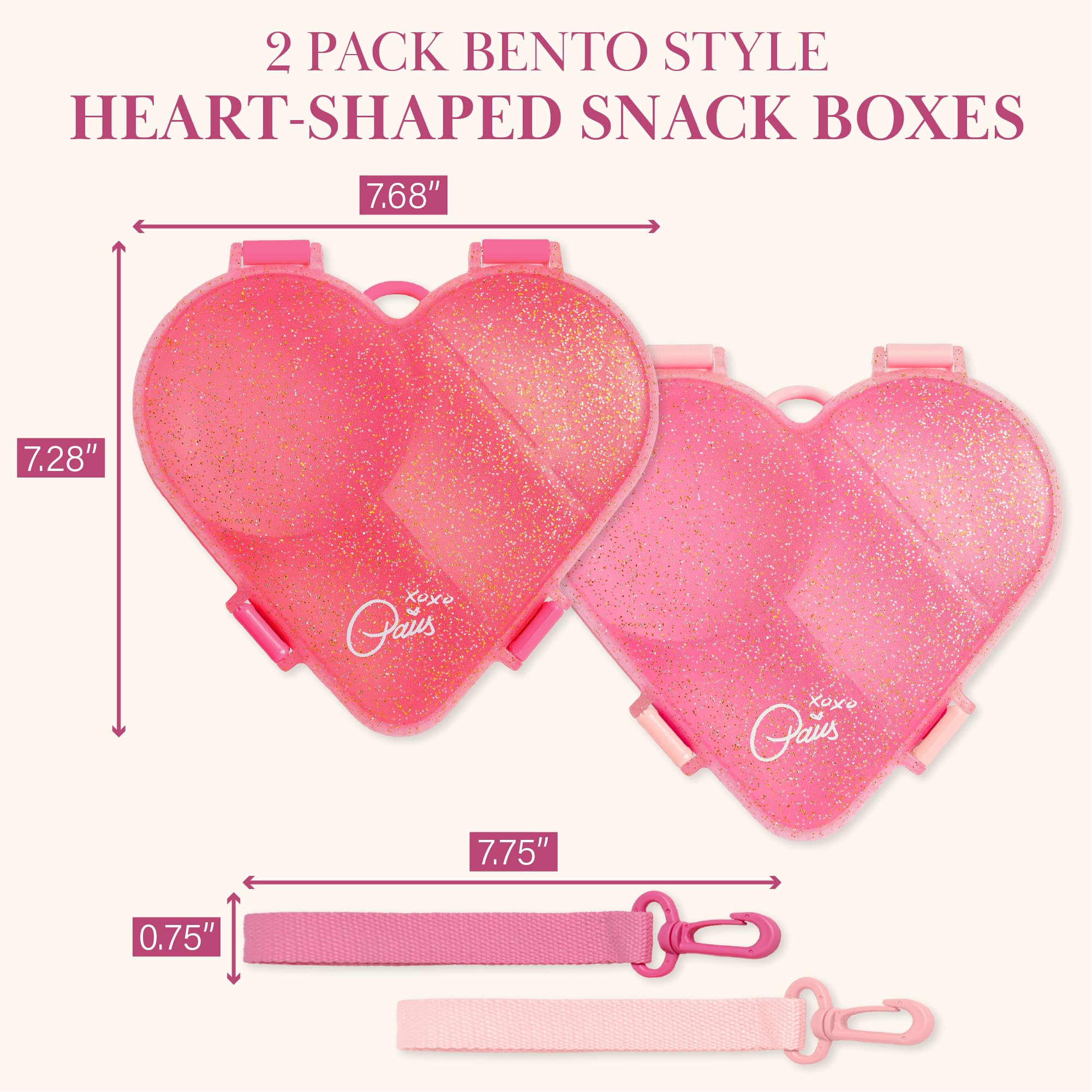 Amazon.com: Paris Hilton Bento-Style Heart-Shaped Snack Box Set