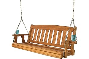 Amish Casual Mission Treated Porch Swing: Unparalleled Comfort and Strength for Your Outdoor Haven